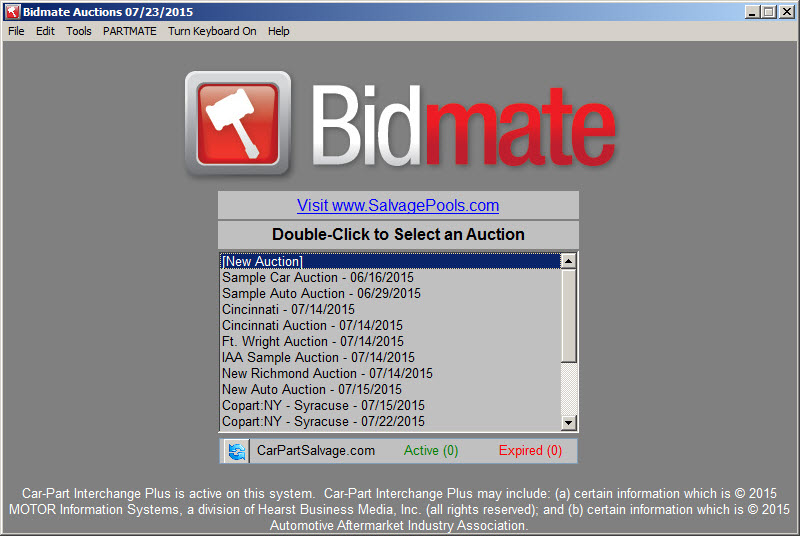 Screenshot - Auction Screen