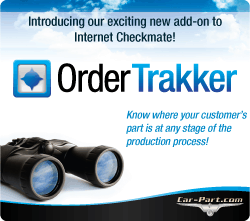Order Trakker - Know where your customer's part is at any stage of the production process!